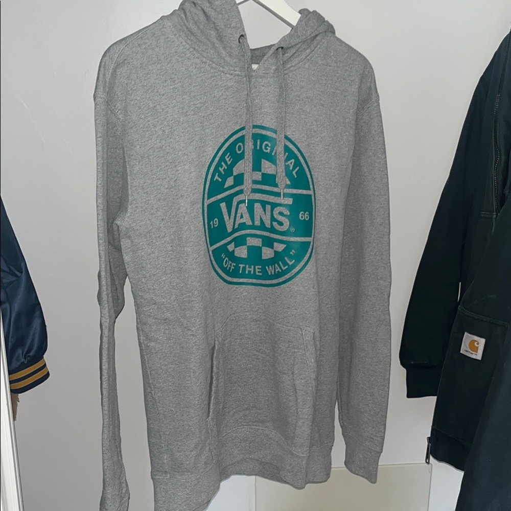 Vans Gray Sweatshirt Hoodie Classic Pullover